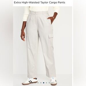 NWT Old Navy extra high waisted cargo trouser, size xl